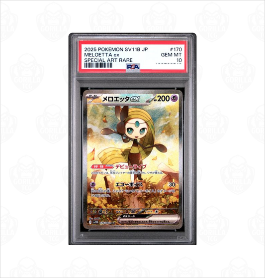 PSA 10 Meloetta ex #170 SV11B Black Bolt Japanese Pokemon card