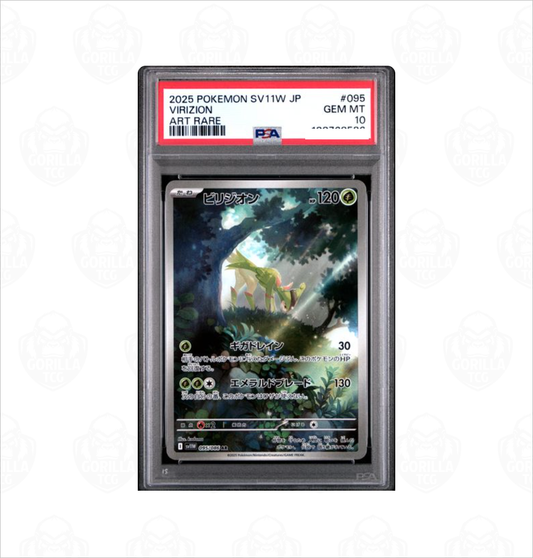 PSA 10 Virizion #095 SV11W White Flare Japanese Pokemon card