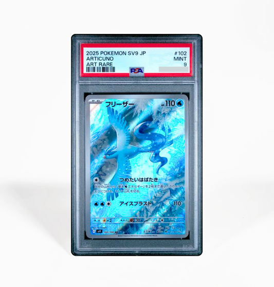 PSA 9 Articuno #102 Battle Partners SV9 Japanese Pokemon card