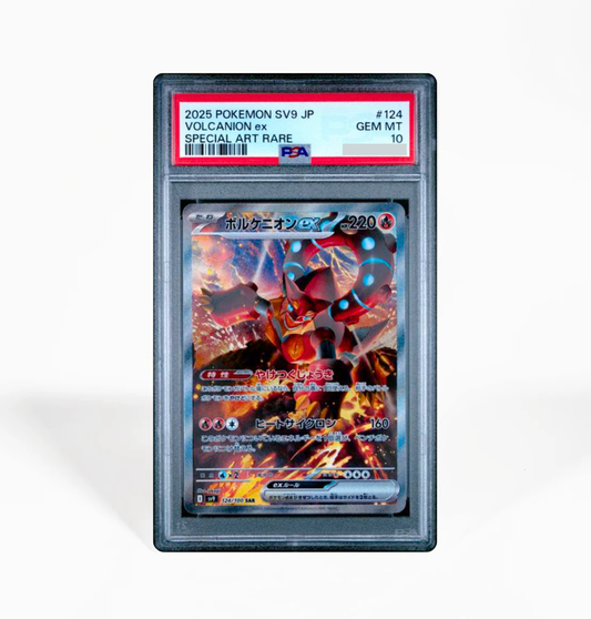 PSA 10 Volcanion #124 Battle Partners SV9 Japanese Pokemon card