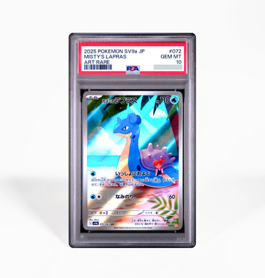 PSA 10 Misty's Lapras #072 Heat Wave Arena SV9a Japanese Pokemon card