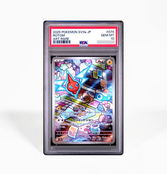 PSA 10 Rotom #074 Heat Wave Arena SV9a Japanese Pokemon card
