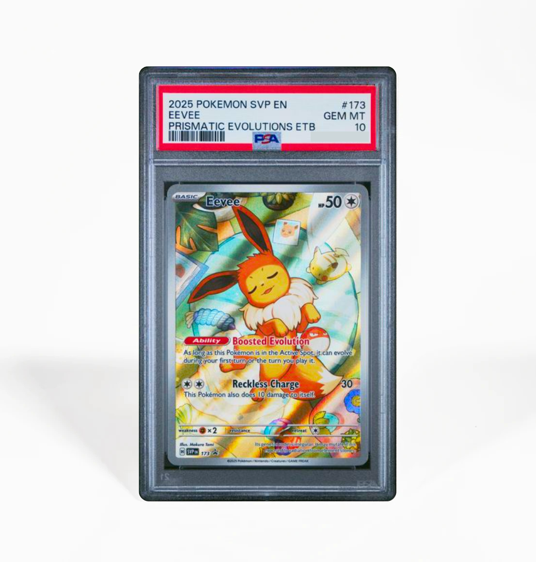 PSA 10 Eevee SVP #173 Black Star Promo Prismatic Evolutions ETB Pokemon card