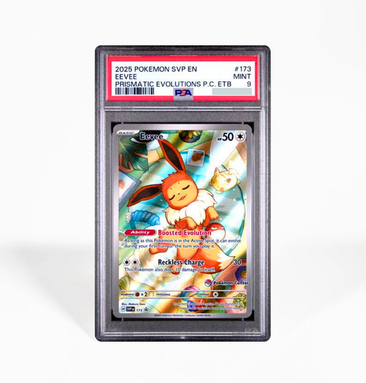 PSA 9 Eevee SVP #173 Black Star Promo Prismatic Evolutions ETB Pokemon card