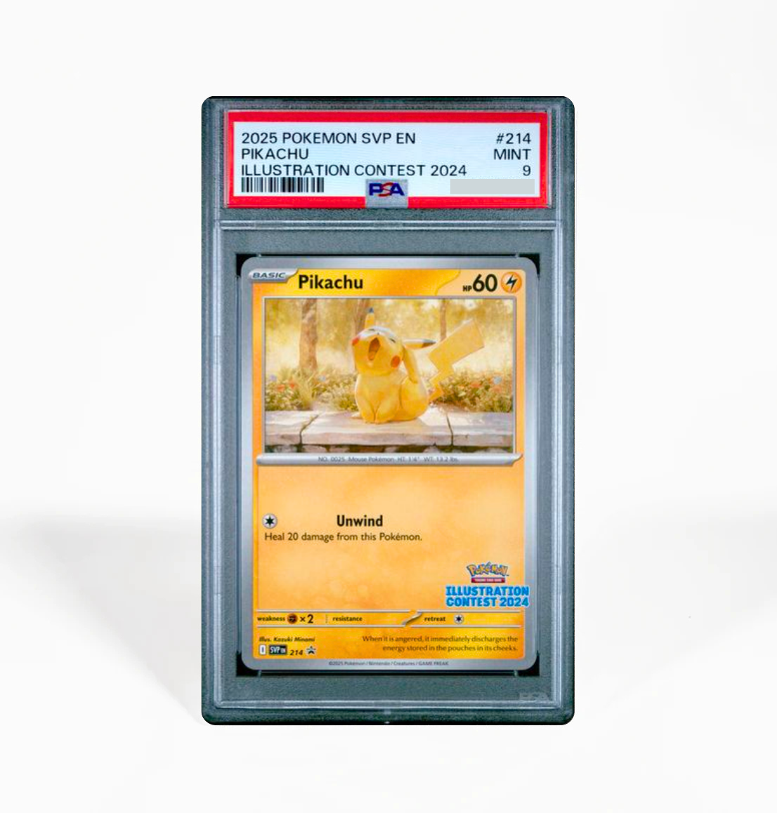 PSA 9 Sequential Set Feraligatr Pikachu Toxtricity SVP #213 #214 #215 Illustration Contest 2024 Pokemon card
