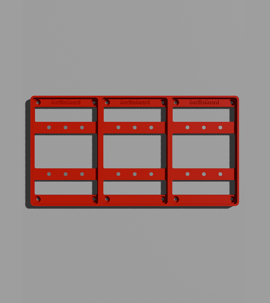 Modular Magnetic PSA Card Wall Display – 1×3 Layout (3 Cards)