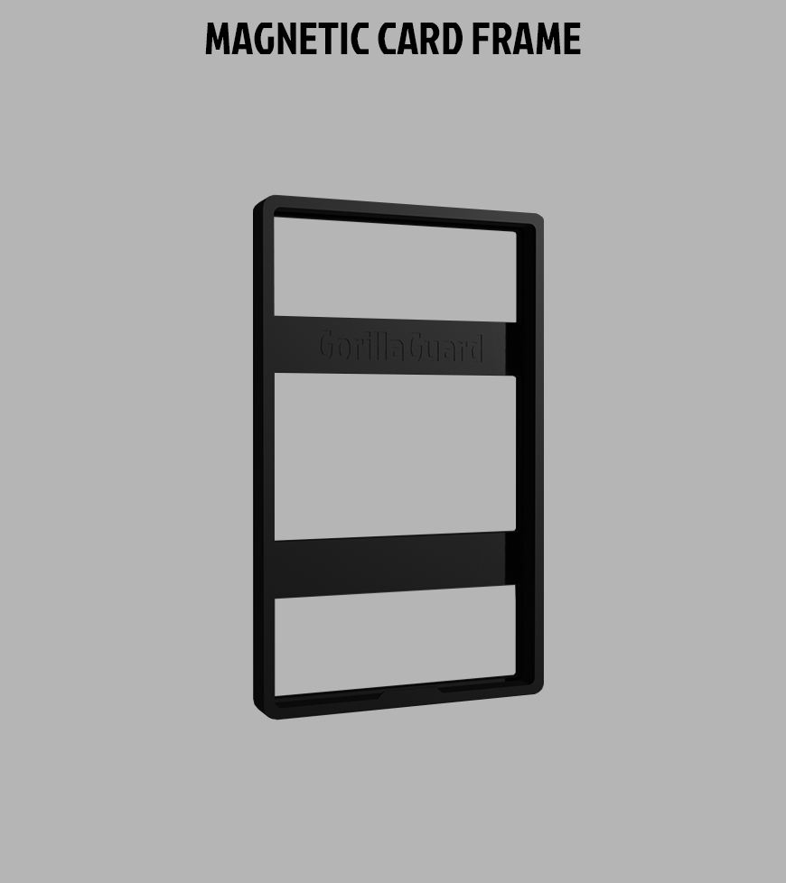 Modular Magnetic PSA Card Wall Display – 2×3 Layout (6 Cards)