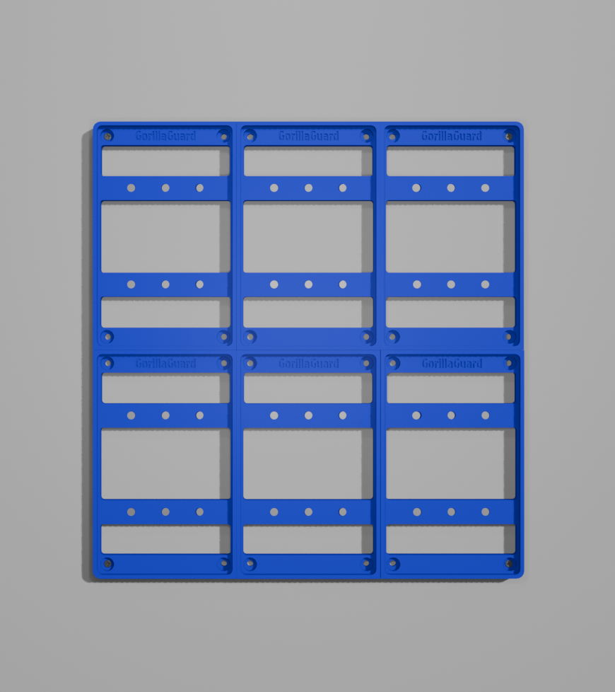 Modular Magnetic PSA Card Wall Display – 2×3 Layout (6 Cards)