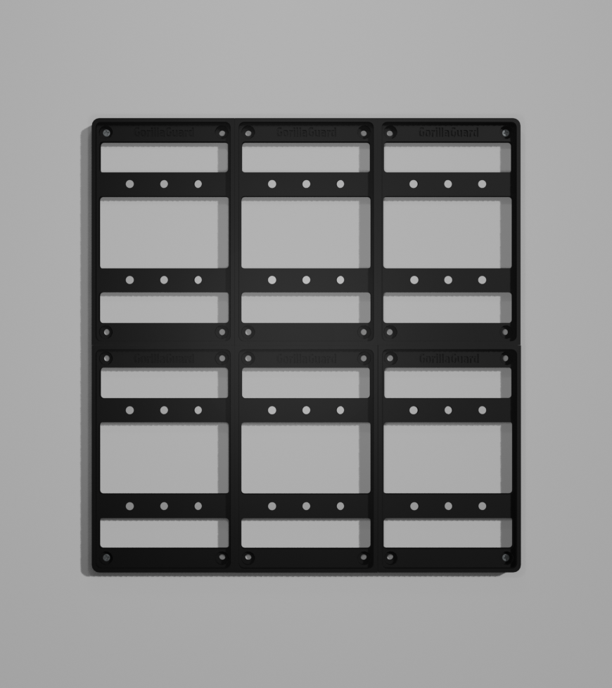 Modular Magnetic PSA Card Wall Display – 2×3 Layout (6 Cards)