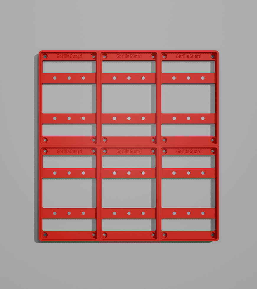 Modular Magnetic PSA Card Wall Display – 2×3 Layout (6 Cards)