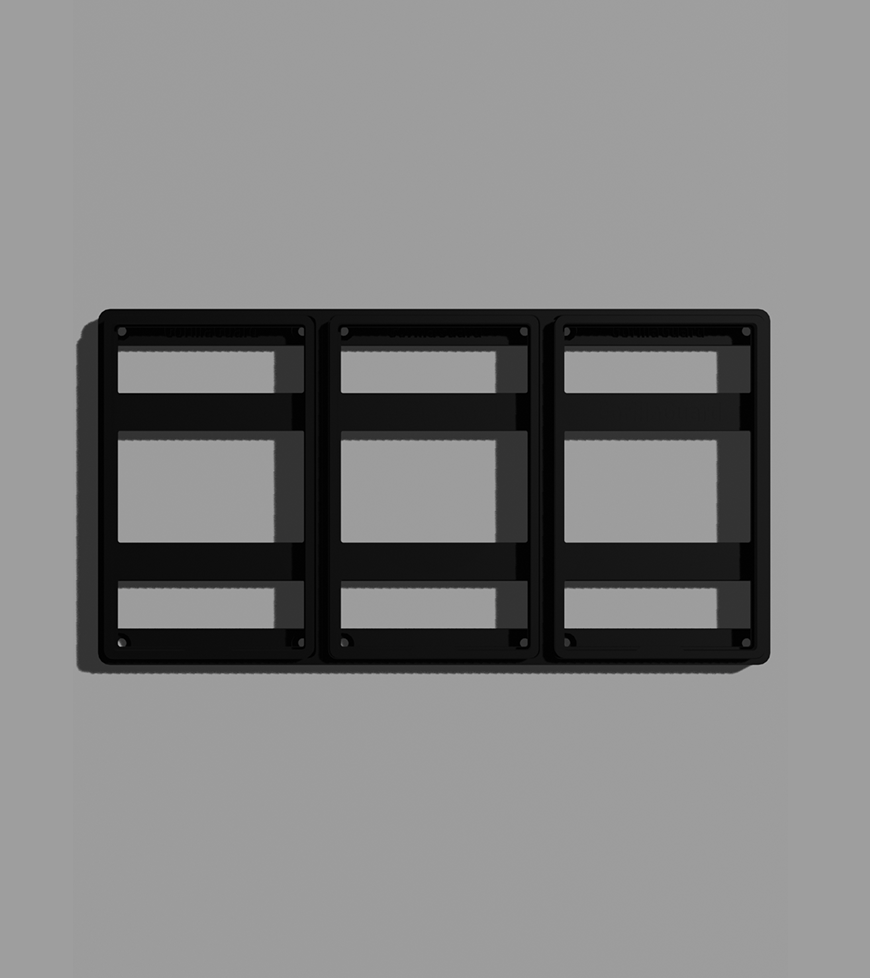 Modular Magnetic PSA Card Wall Display – 1×3 Layout (3 Cards)