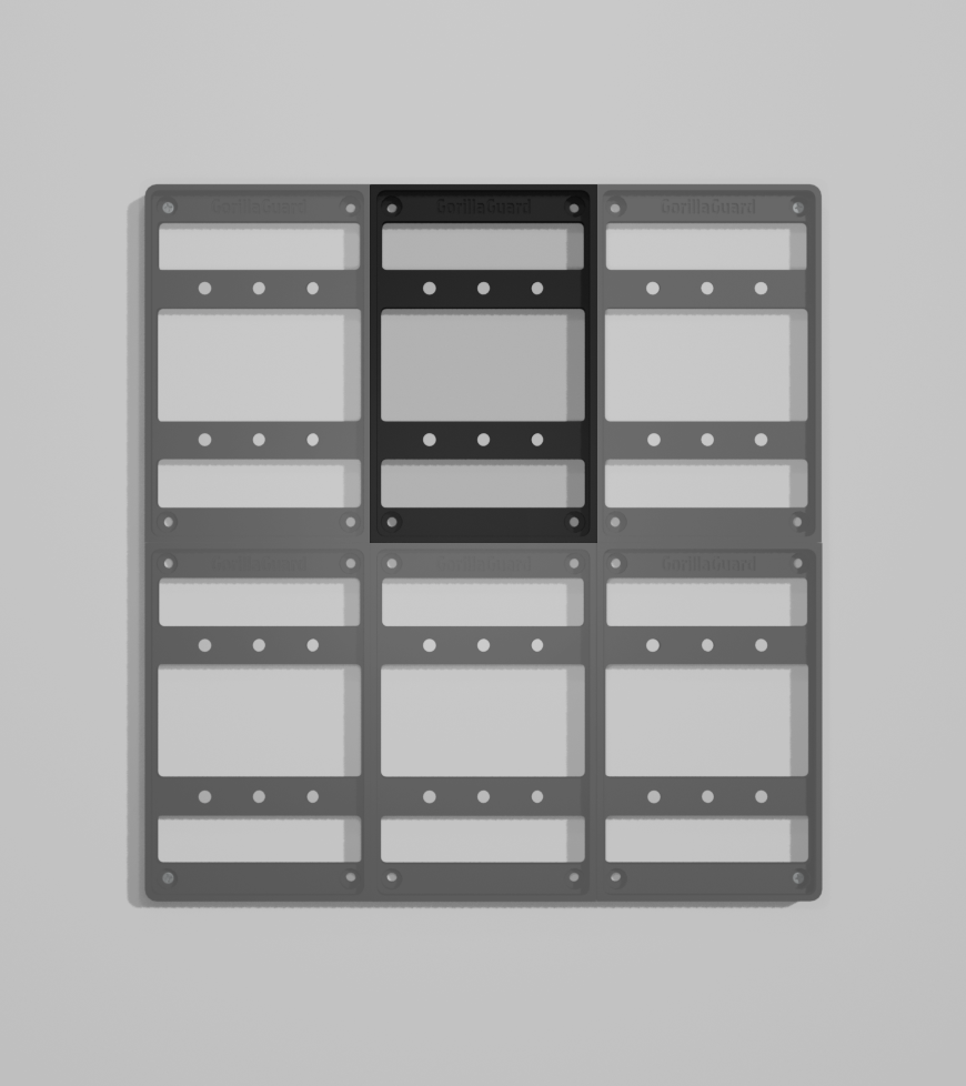 Magnetic PSA Card Wall Display (modular, extension)