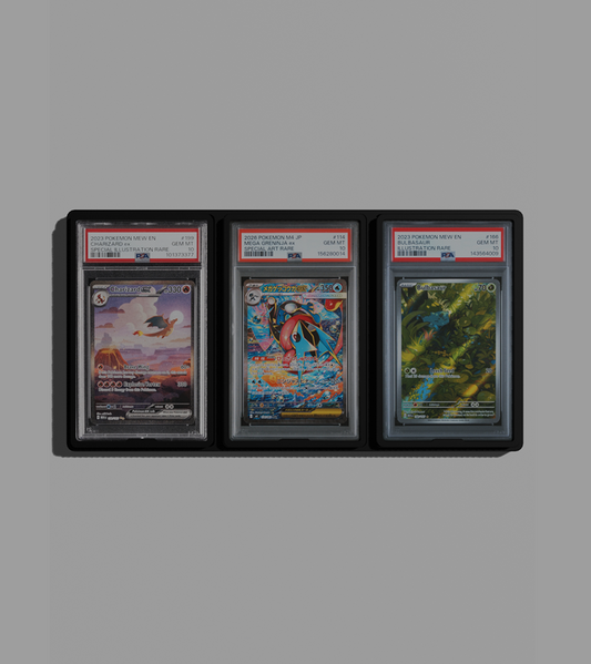 Modular Magnetic PSA Card Wall Display – 1×3 Layout (3 Cards)