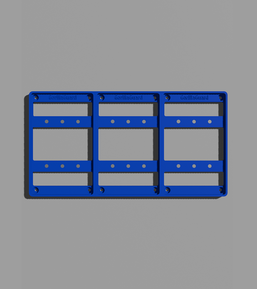 Modular Magnetic PSA Card Wall Display – 1×3 Layout (3 Cards)